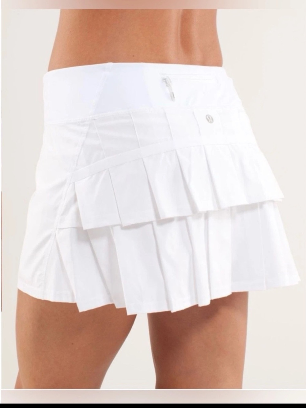 lululemon athletica White Ruffle Tiered Skirt